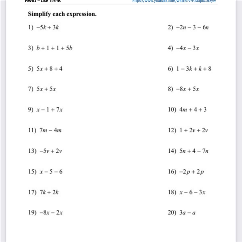 Help!!! Simplify each expression-example-1