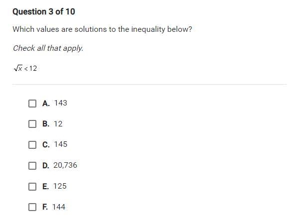 which values are solutions to the inequality below, need explanation to better understand-example-1