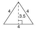 A triangular prism has a height of 11 meters and a base with the following measurements-example-1