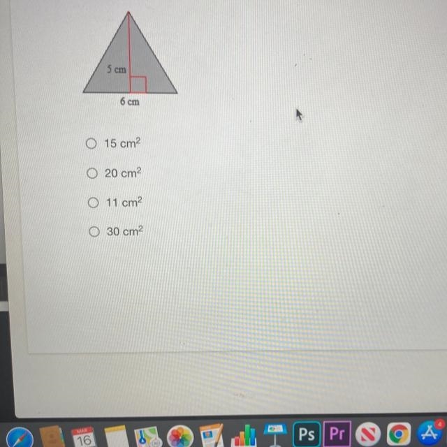 Find the area of the triangle-example-1