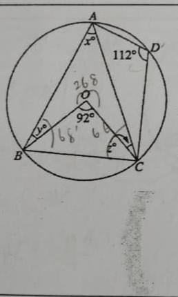 Pls help me solve this question!!! Find angle x, y, and z​-example-1