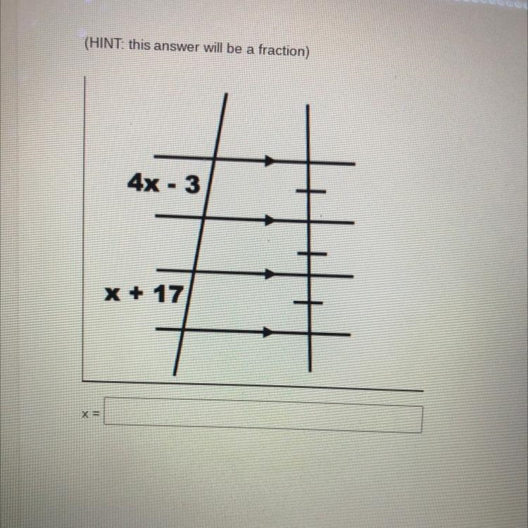 Find the value of x Yeh pls help-example-1