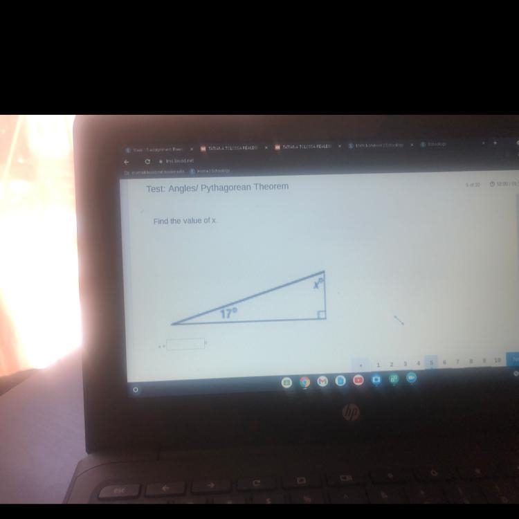 What is the value of x please help meee-example-1