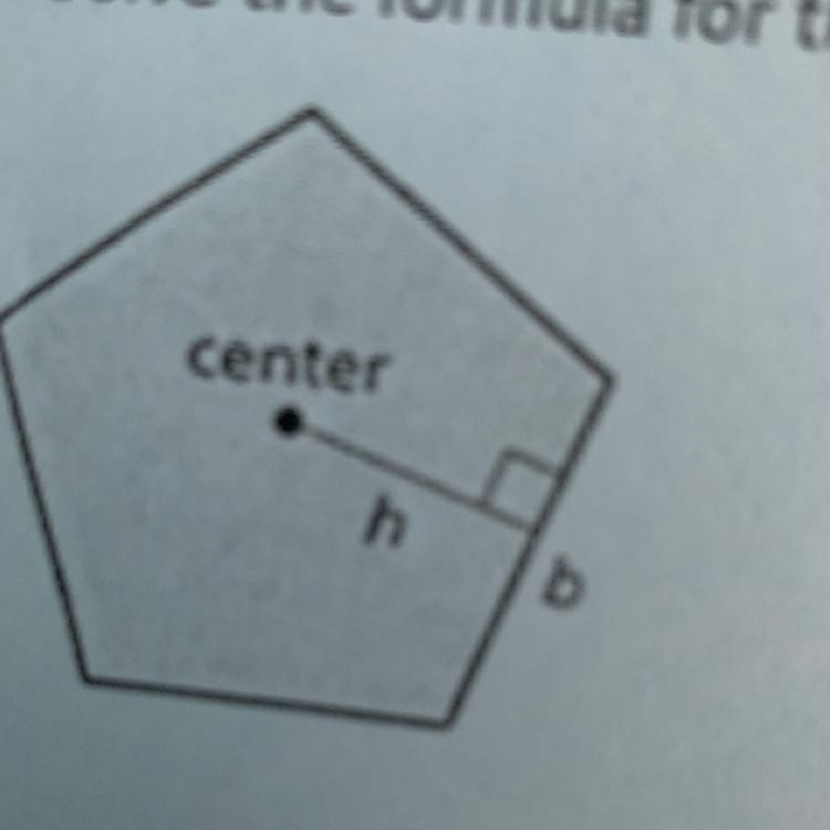 use the area of a triangle to write a formula for the area of a regular polygon and-example-1