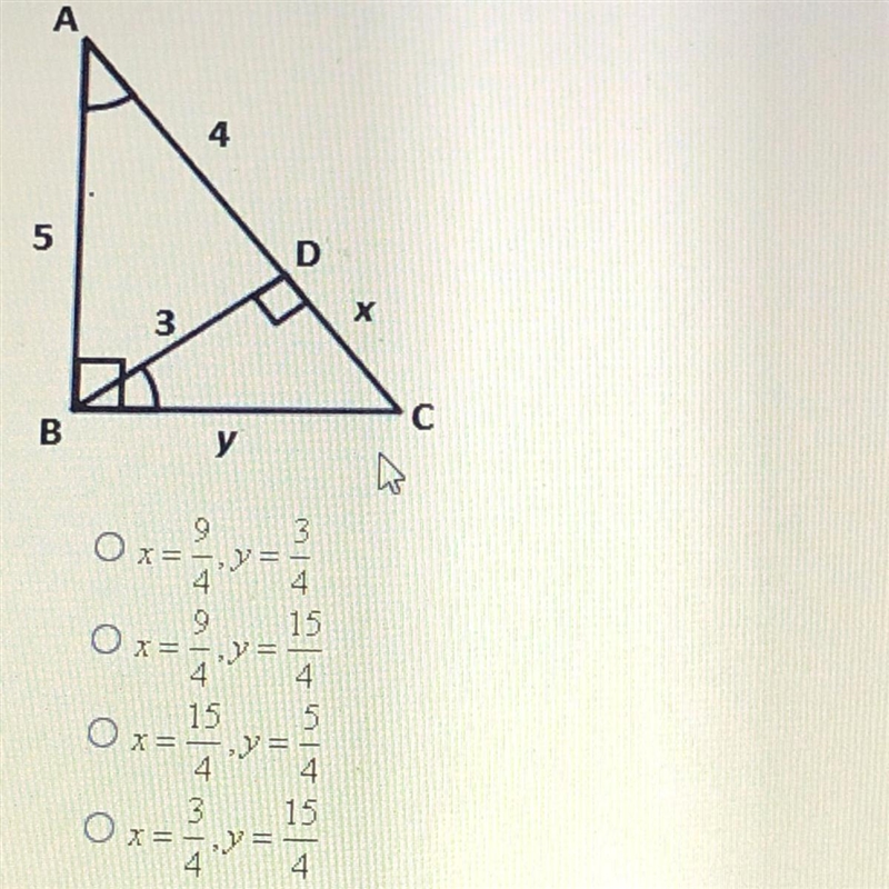 What is the value of x and y?-example-1