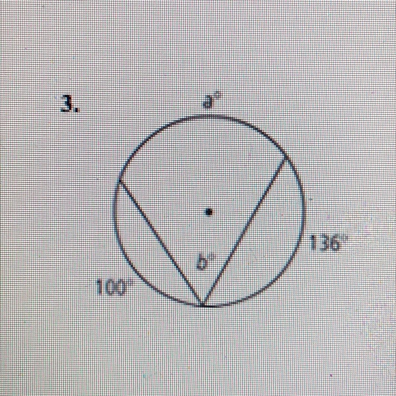 Find the value of each variable. For each circle, the dot represents the center. SHOW-example-1