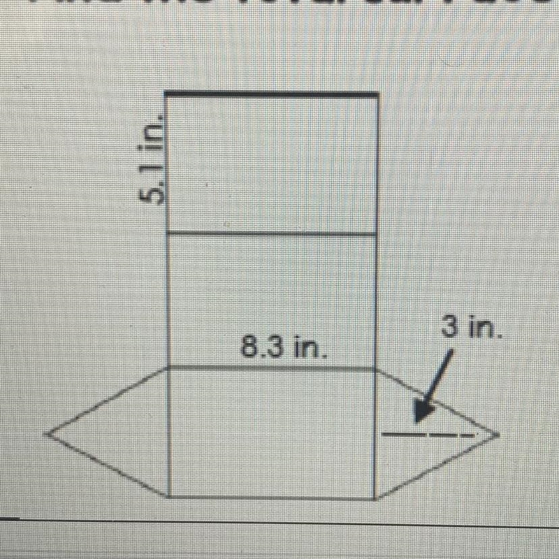 Find the total surface area.-example-1