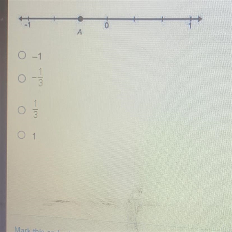 Which fraction is represented by point A on the number line?-example-1