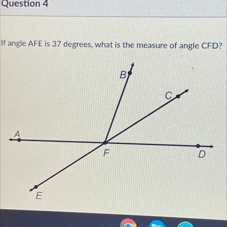 A.53 degrees B.143 degrees C.37 degrees D.90 degrees ???????????????????????????-example-1