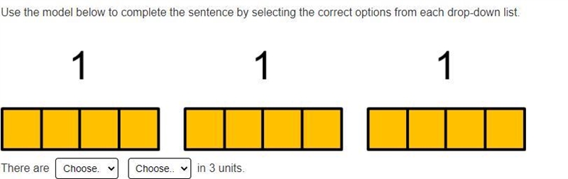 Use the model below to complete the sentence by selecting the correct options from-example-1