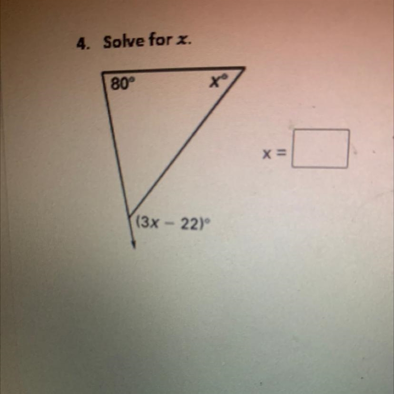 How do i solve for x ?-example-1