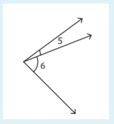 HELP ASAP Identify the indicated angles as adjacent, vertical, linear pair or adjacent-example-1