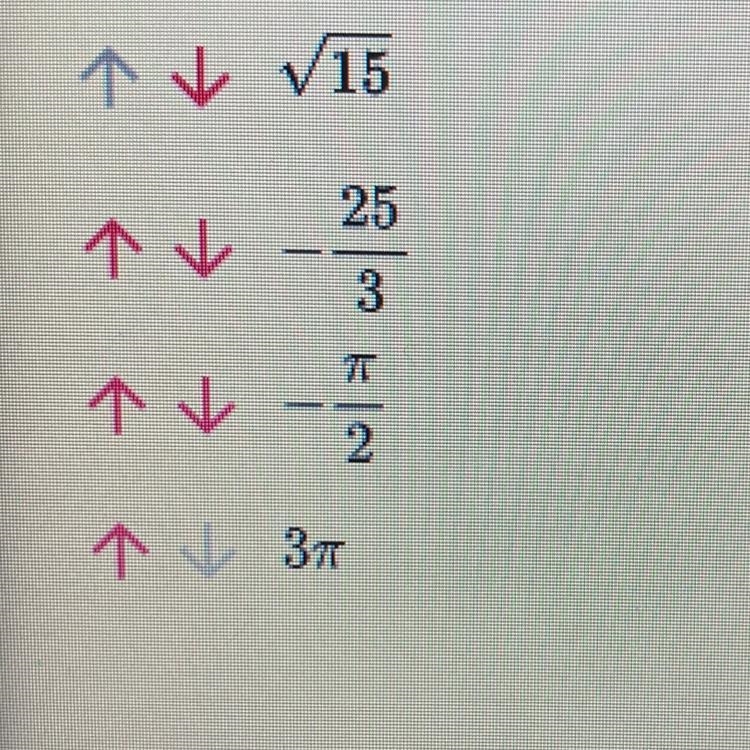 Order the following numbers from least to greatest...-example-1