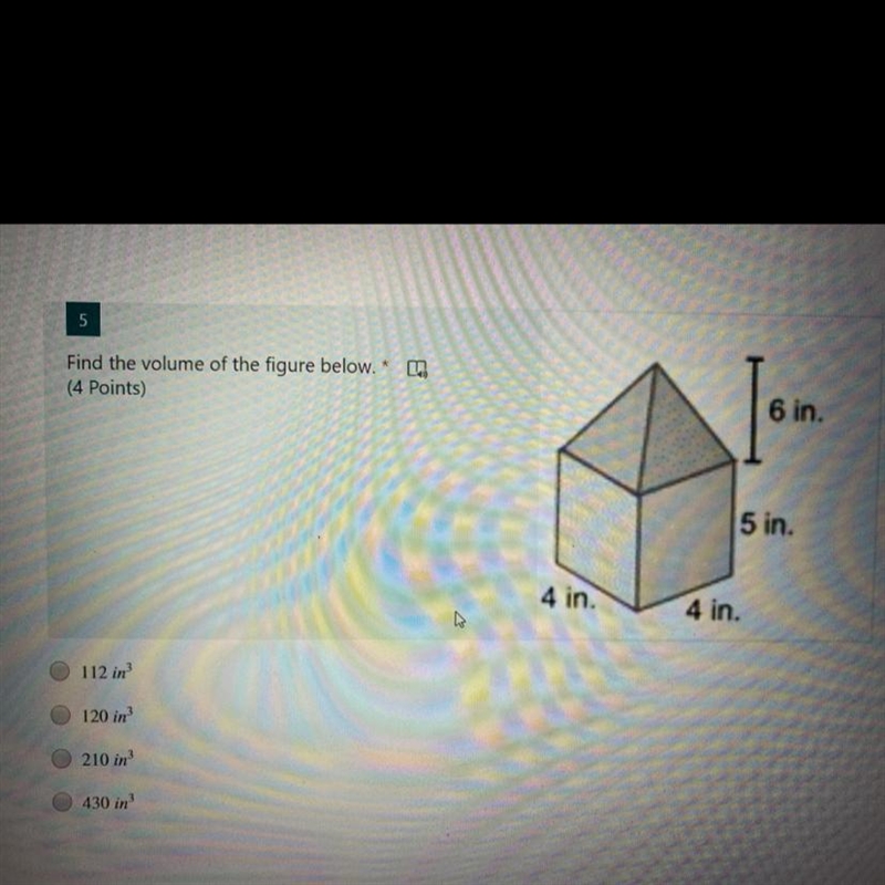 Find the volume of the figure below.-example-1