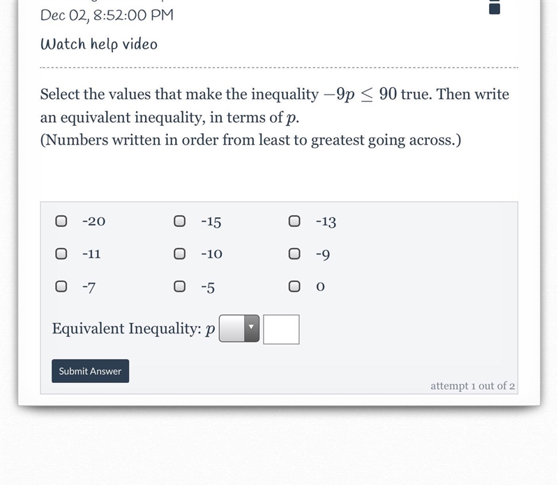 Please give me the correct answer :)-example-1