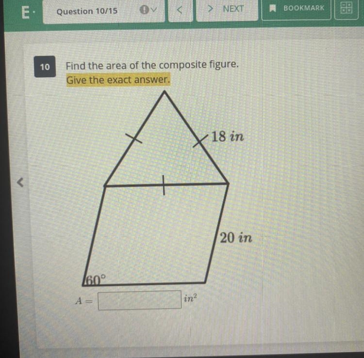 Find area of the composite figure..-example-1