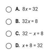 PLEASE HELP EASY 6TH GRADE MATH (pic is the possible answers) select the equation-example-1