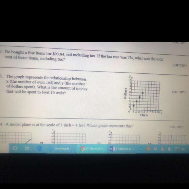 The graph represents the relationship between x (the number of owls fed) and y (the-example-1