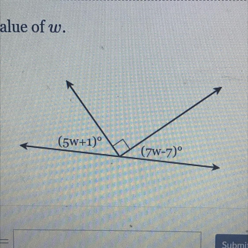 Solve for the value of w-example-1