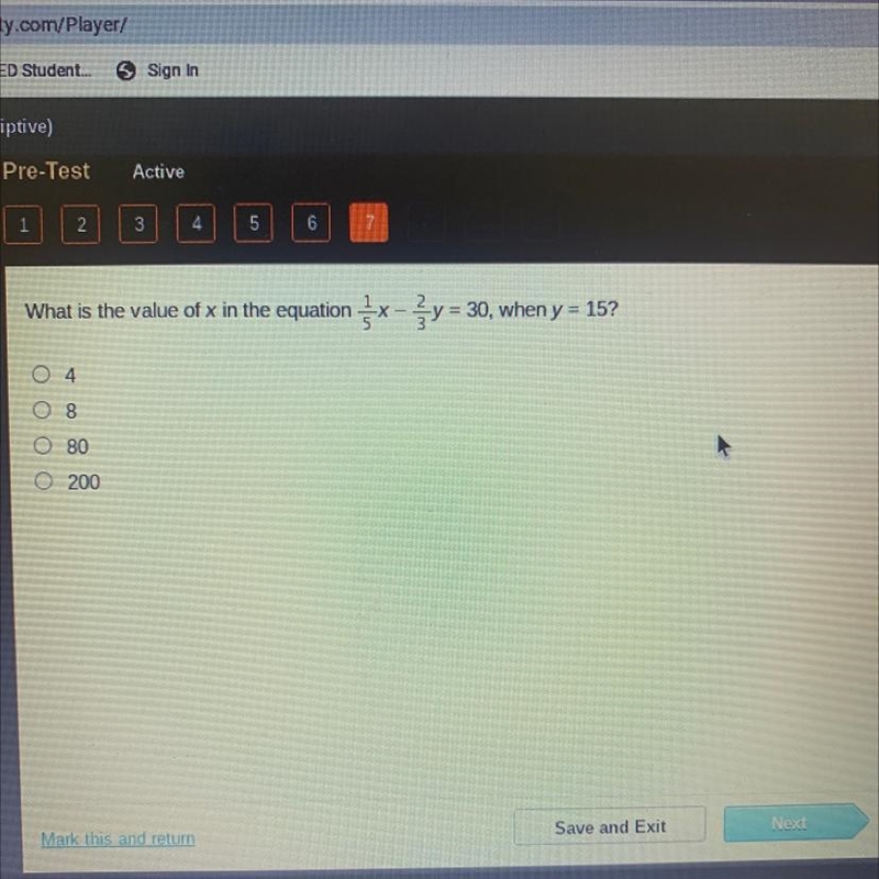 please need help , and if possible can show work . What is the value of x in the equation-example-1