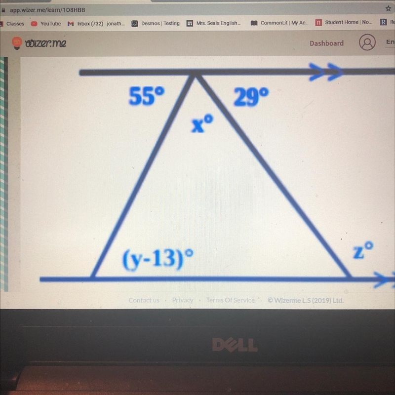 What are all the variables of x y and z ?-example-1