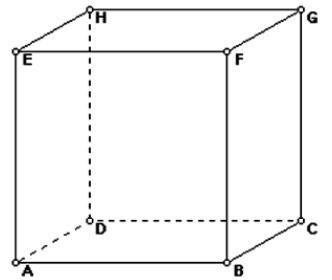 NEED HELP PLZ Each edge of the cube measures 4 inches in length What is the distance-example-1