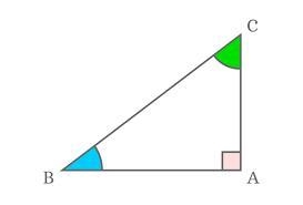 Let measure of angle B be 18 degrees and BC = 9. Find the length of AC, BA and the-example-1