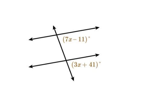 The figure below shows two parallel lines intersected by a third line. What is the-example-1