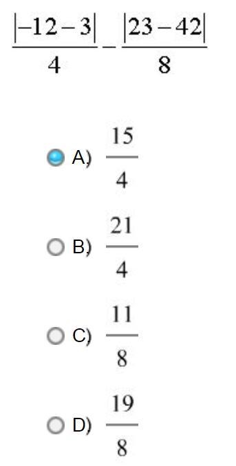 Simplify [-12 - 3 / 4 ] - [23 - 42 / 8]-example-1