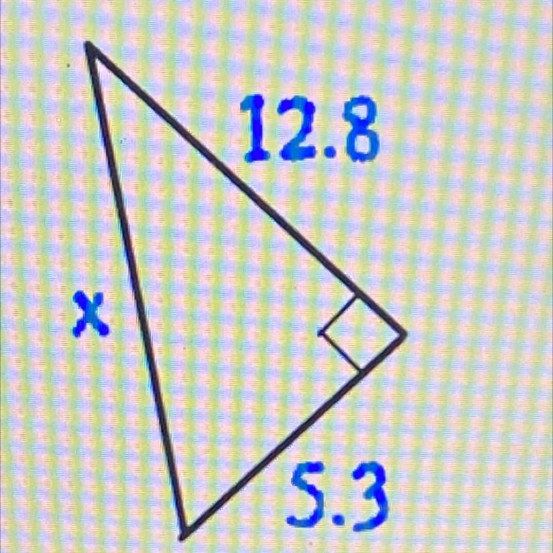 Find the value of x. A. 4.3 B. 2.7 C. 11.6 D. 13.9-example-1