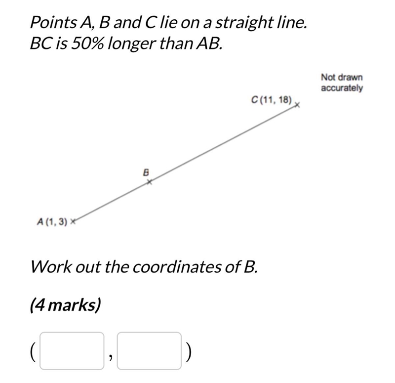 Work out the coordinates of B-example-1