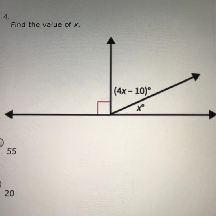 Please help Show work A 55 B 20 C 38 D 70-example-1