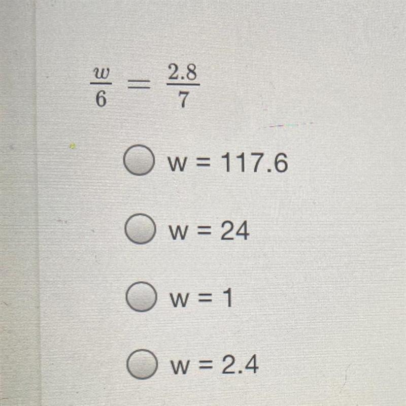 W= 2.8 6 = 7 Help needed-example-1