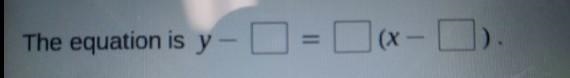 write an equation in point-slope form of the line that passes through the point (-3,6) and-example-1