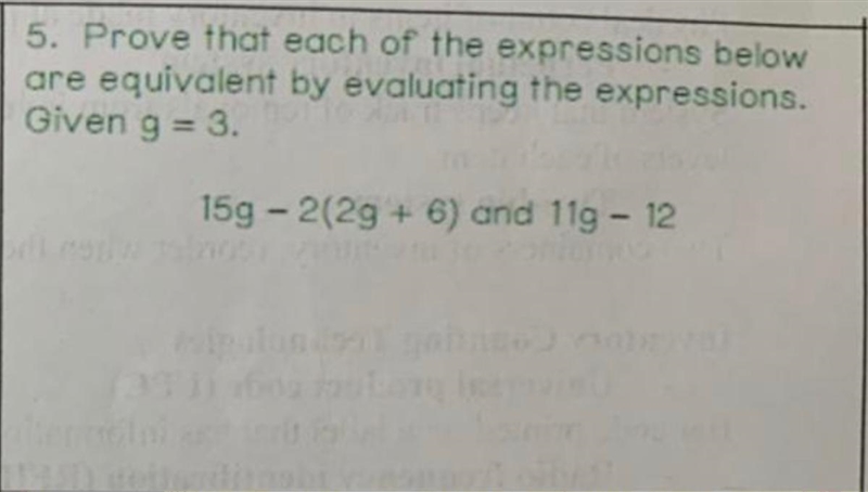 Prove of each of the expressions bellow are equivalent by evaluating the expressions-example-1