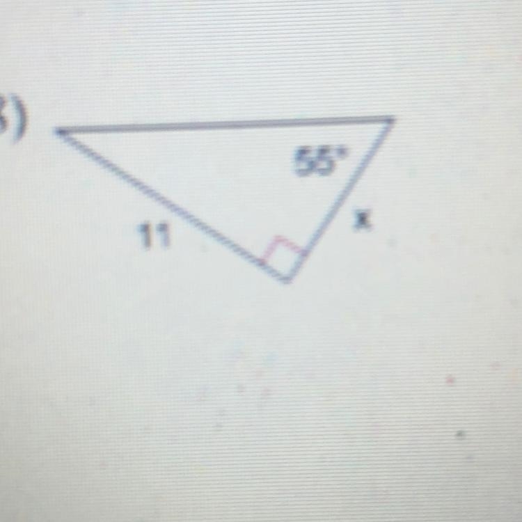 Can someone help me find the missing side and round to the nearest tenth please-example-1