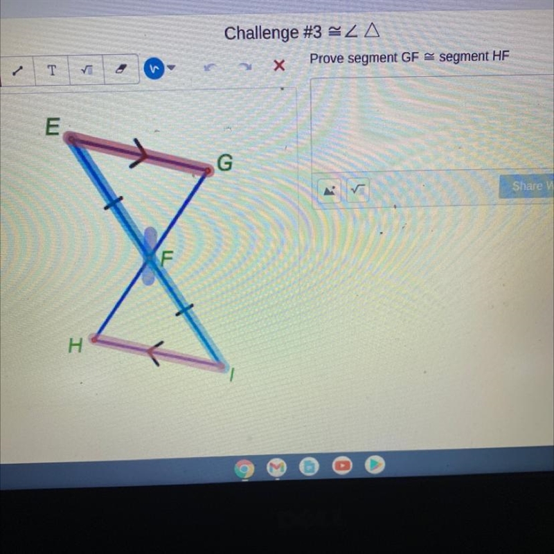 Prove segment GF = segment HF-example-1