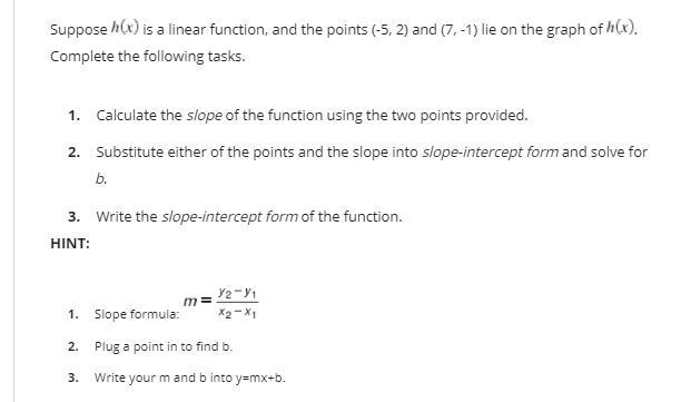 Pleasee help me ASAP ITS DUE SOON I just need to know 1. slope 2. y-intercept 3. slope-example-1