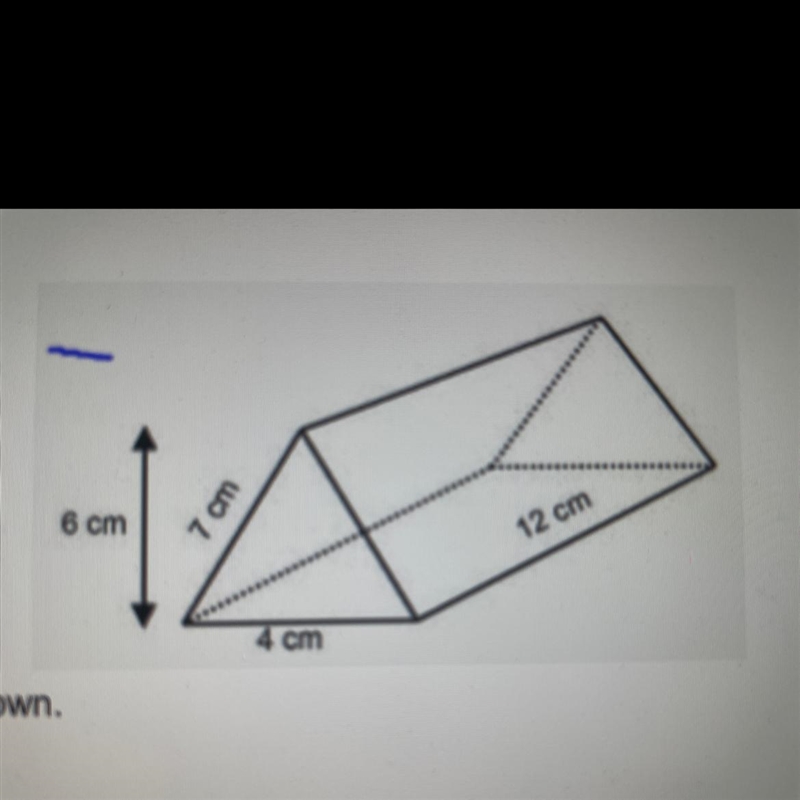 URGENT!! PLEASE help and don’t link files!!! Find Surface Area of triangular shown-example-1