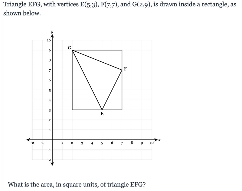 What is the area of Triangle EFG? Please help- Geometry isn't my best subject. Immediate-example-1