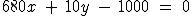 Rewrite the following equation as a function of x.-example-1