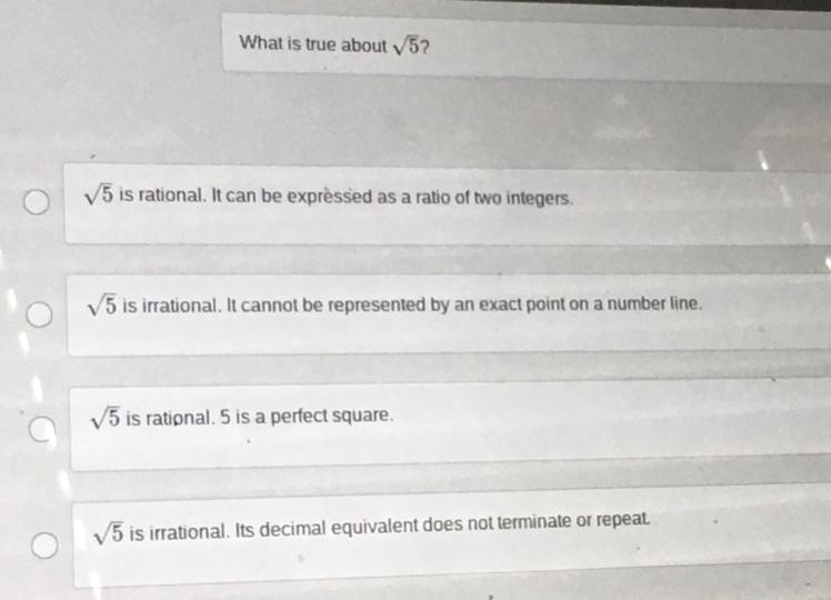 Please help me i only know that it is irrational-example-1