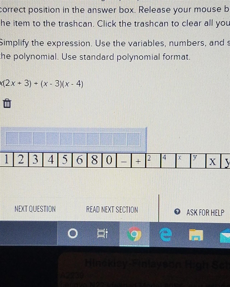 Click an item in the list or group of pictures at the bottom of the problem and, holding-example-1