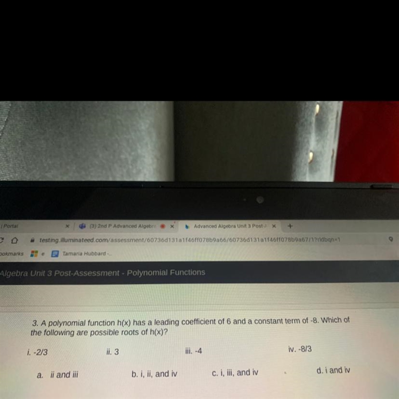 25 Points!!!!!!!!!!!!!!!!!! A polynomial function h(x) has a leading coefficient of-example-1