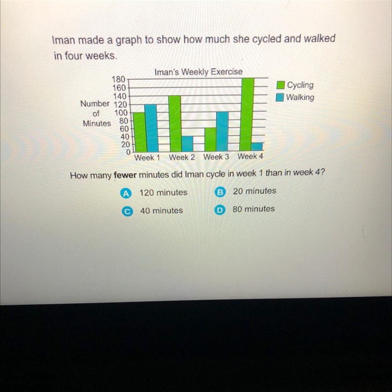 A=120mins B=20mins C=40mins D=80mins-example-1