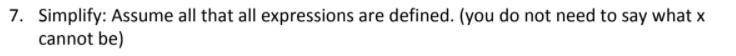 50 POINTS! You need to simply the equation below, please answer quick, deleting in-example-1