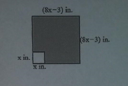 What is the area of the shaded part? ​-example-1