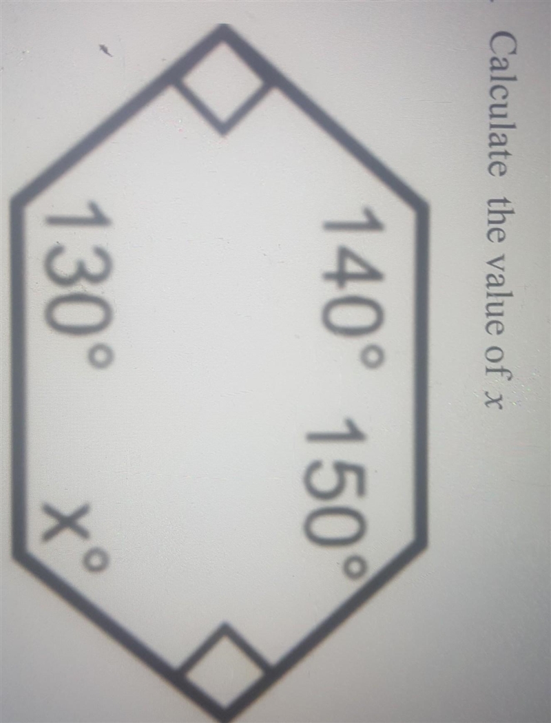 How do I calculate the value of x?​-example-1