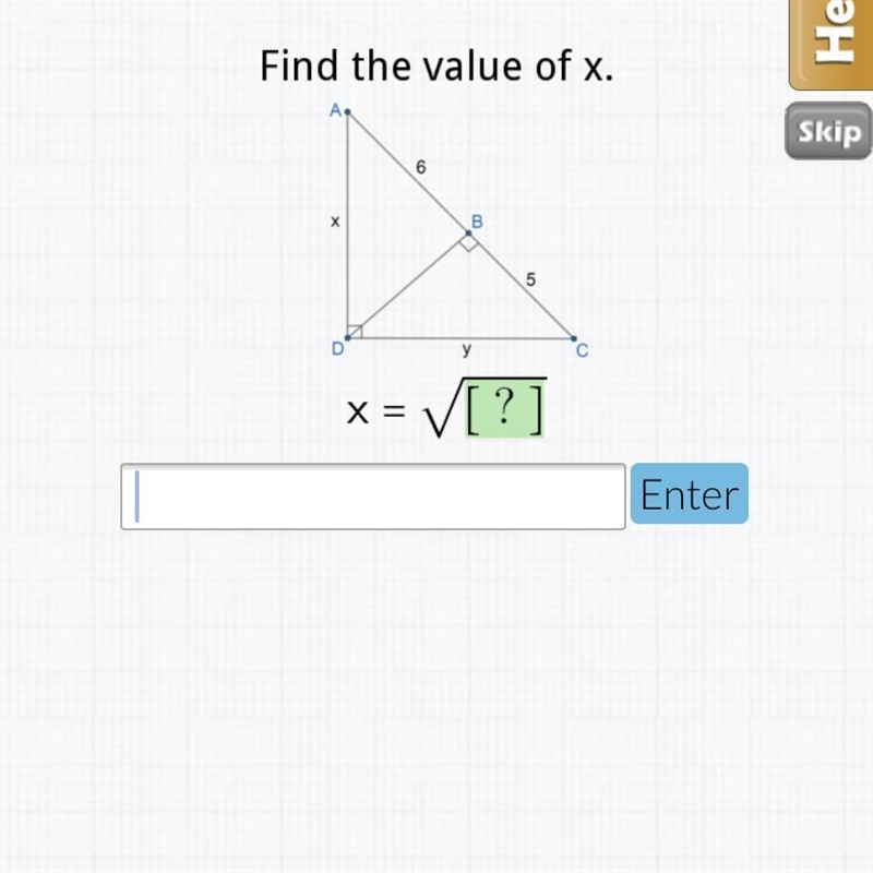 Find the value of x pls help thank u so much-example-1