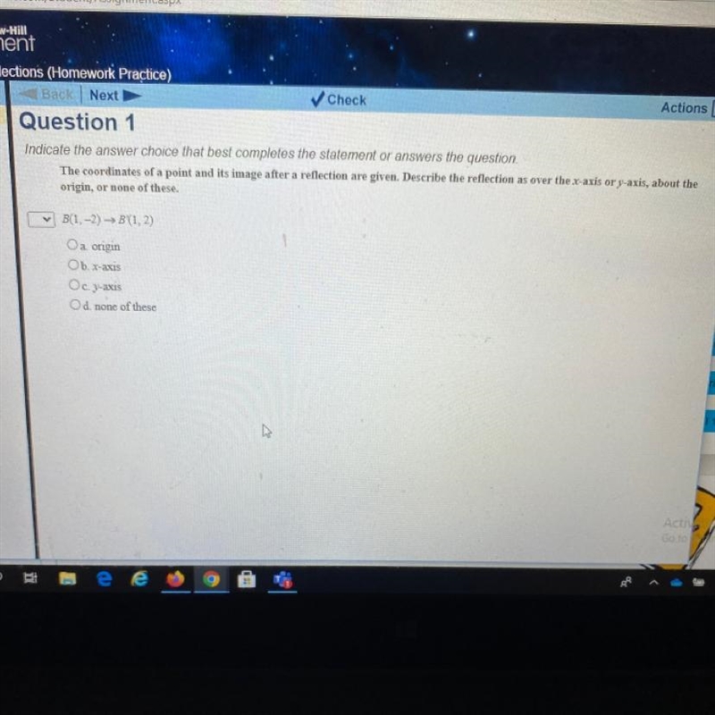 Question 1 Indicate the answer choice that best completes the statement or answers-example-1